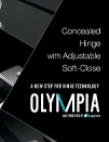 Olympia Hinges—Concealed Hinge with Adjustable Soft-Close