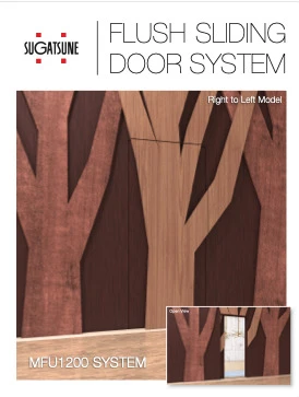 Flush Sliding Door System MFU1200
